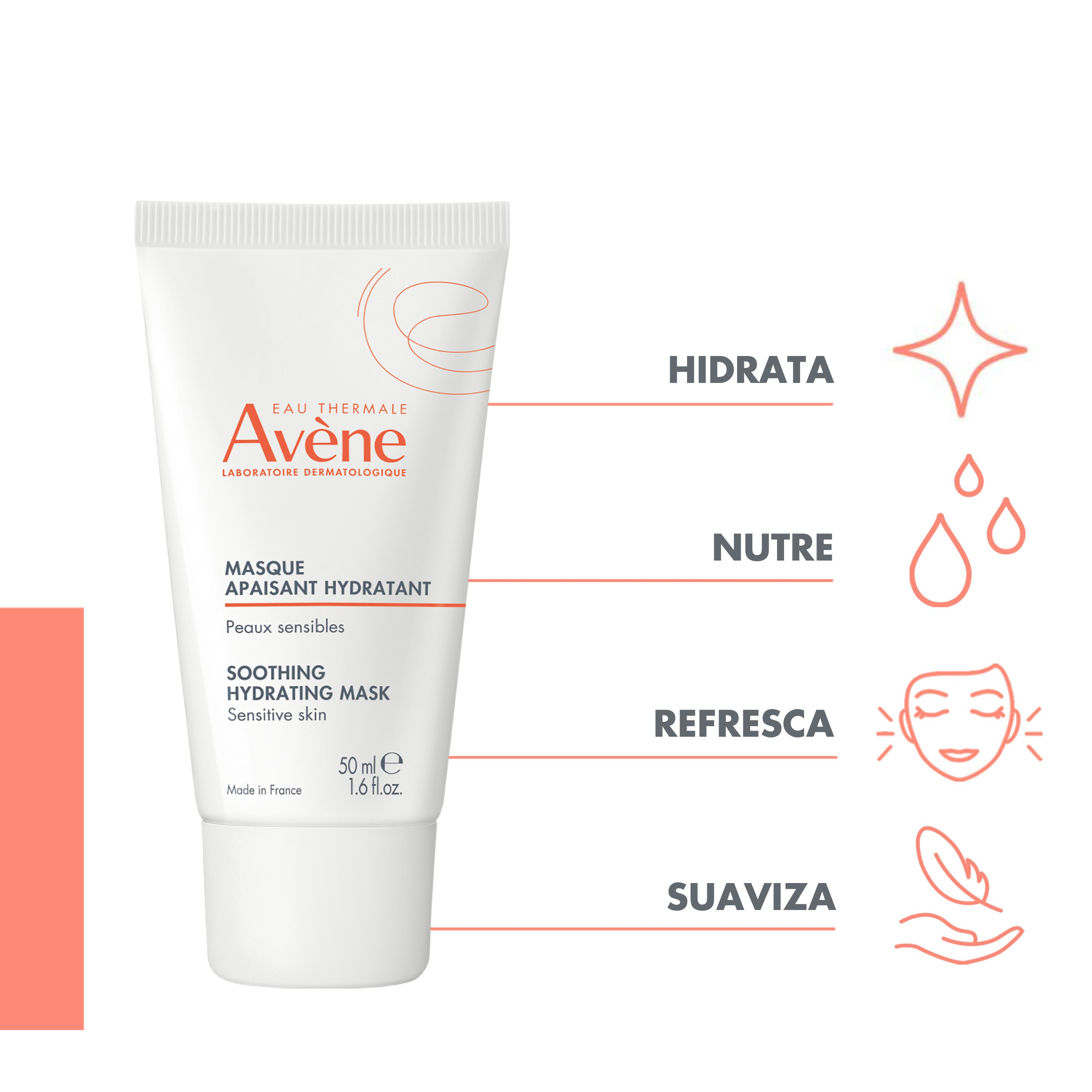 Avène Máscara Hidratante Iluminadora 50ml